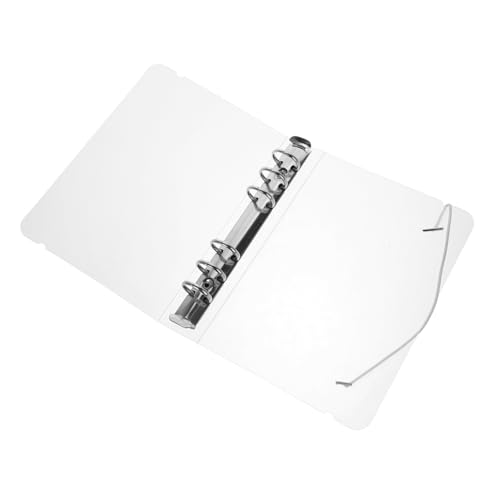 Angoily Transparenter Ringordner aus Robustem Kunststoff Binder mit Rundem Ring Wiederbefüllbar Leicht zu Öffnen Schließen für Lose Dokumentenordner und Scrapbooking Büro und Schule Angoily Transparenter Ringordner aus Robustem Kunststoff Binder mit Rundem Ring Wiederbefüllbar Leicht zu Öffnen Schließen für Lose Dokumentenordner und Scrapbooking Büro und Schule von Angoily