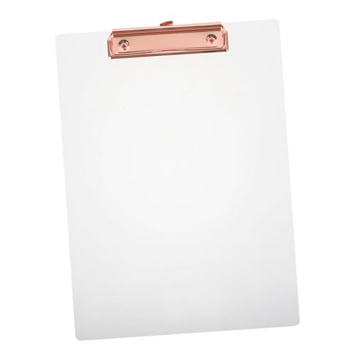 Angoily Transparentes Acryl clipboard Robustes Schreibbrett für Schüler und Lehrer Vielseitig Einsetzbar im Büro und Klassenzimmer Kratzfest und Stabil für Effizientes Arbeiten und von Angoily