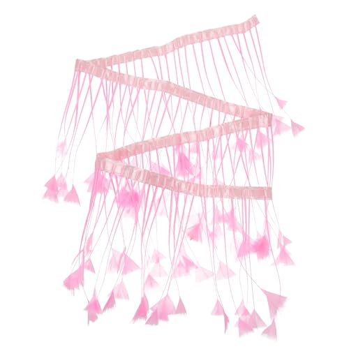 Angoily Truthahnspitze Quasten Fransen Kleid Futtermaterial Bastelstoff Quaste Bekleidungsstoff Haushaltskleid Stoff Dekostoff DIY Zubehör Rosa Kunstfell Angoily Truthahnspitze Quasten Fransen Kleid Futtermaterial Bastelstoff Quaste Bekleidungsstoff Haushaltskleid Stoff Dekostoff DIY Zubehör Rosa Kunstfell von Angoily