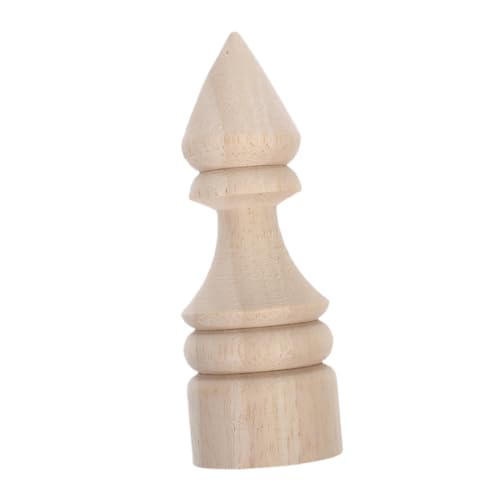 Angoily Unbehandelte Holz Roman Säulen Köpfe Dekorative Holz Finials für Bettsäulen Vorhangstangen Vogelhäuser Vielseitige Möbelverzierung für Wohn und Arbeitsräume von Angoily