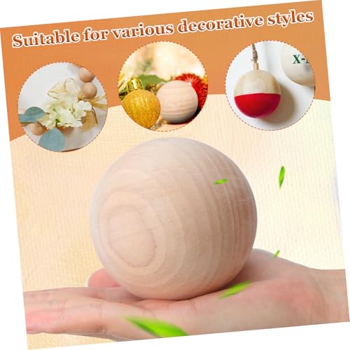 Angoily Unlackierte Holz Kugel Rund Massivem Hartholz Unbemalt für Bastelprojekte Diy Dekorationen Handarbeit und Kreative Wohnraumgestaltung Angoily Unlackierte Holz Kugel Rund Massivem Hartholz Unbemalt für Bastelprojekte Diy Dekorationen Handarbeit und Kreative Wohnraumgestaltung von Angoily