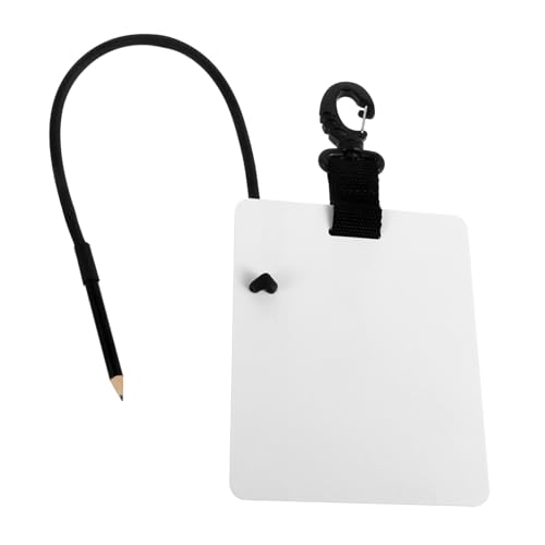 Angoily Unterwasser Whiteboard mit Bleistift und Drehclip Praktische Schreibtafel für Tauchen Wassersport und Unterwasserkommunikation und Langlebig Leicht und Tragbar von Angoily