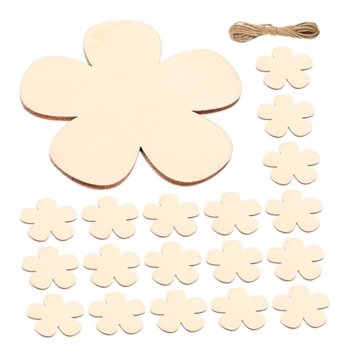 Angoily Unvollendete Holzblumen Deko Holzscheiben zum Basteln Teiliges DIY mit Schnur für Erwachsene Natürliche Runde Holzteile für Malerei Handwerk und Geschenkgestaltung Angoily Unvollendete Holzblumen Deko Holzscheiben zum Basteln Teiliges DIY mit Schnur für Erwachsene Natürliche Runde Holzteile für Malerei Handwerk und Geschenkgestaltung von Angoily