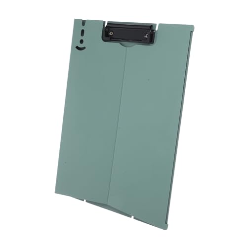 Angoily Vertikale Plattenclip Ordner Planke Datei Office-dokumentenclip Organizer Zwischenablage Klemmbretter Schreiben Klemmbrett Mit Speicher Kunststoff-klemmbrett Tafel Pp Dunkelgrün von Angoily