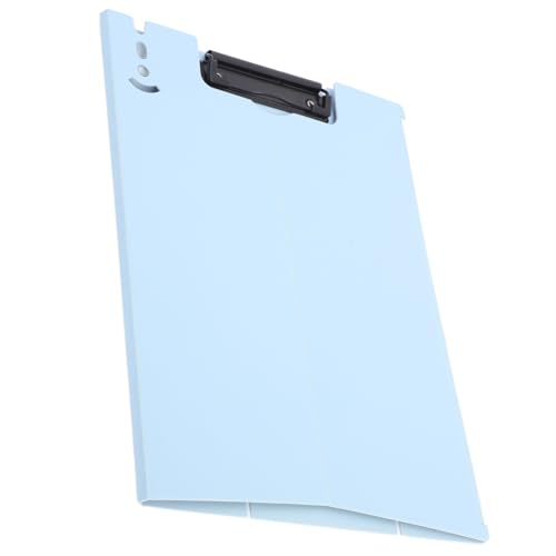 Angoily Vertikale Plattenclip Papier Dokumentieren Klemmbretter Schreibwaren Mit Groß Planke Datei Zwischenablage Veranstalter Süßes Klemmbrett Hochleistungsklemme Tafel Metall Himmelblau von Angoily