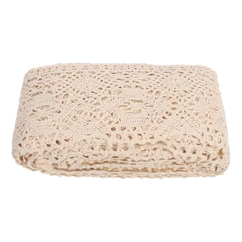 Angoily Vintage Baumwoll-spitzenband Breit Häkelspitze mit Floraler Stickerei Handgefertigte Spitzenborte für DIY Basteln Kleidung Verzierung Vielseitiges Dekorationsband Angoily Vintage Baumwoll-spitzenband Breit Häkelspitze mit Floraler Stickerei Handgefertigte Spitzenborte für DIY Basteln Kleidung Verzierung Vielseitiges Dekorationsband von Angoily