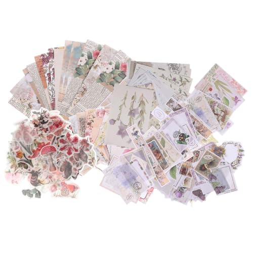 Angoily Vintage DIY Pflanzenblumen Sticker Set Selbstklebende Bastelpapier Dekoration für Fotoalben Pack Retro Scrapbook Hintergrundmaterial Kreative Aufkleber für Handarbeit Angoily Vintage DIY Pflanzenblumen Sticker Set Selbstklebende Bastelpapier Dekoration für Fotoalben Pack Retro Scrapbook Hintergrundmaterial Kreative Aufkleber für Handarbeit von Angoily