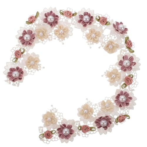Angoily Vintage Diy Handgemachtes Spitzenband mit Blumenmuster Breit und für Hochzeiten Dekorationen und Bastelarbeiten von Angoily