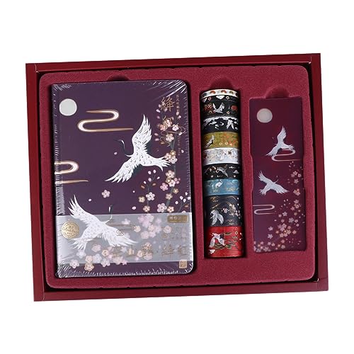 Angoily Vintage Handgemachtes Notizbuch Set Retro Stil Hochwertiges Schreibbuch für für Jubiläen Weihnachten Geburtstage und Erinnerungen von Angoily