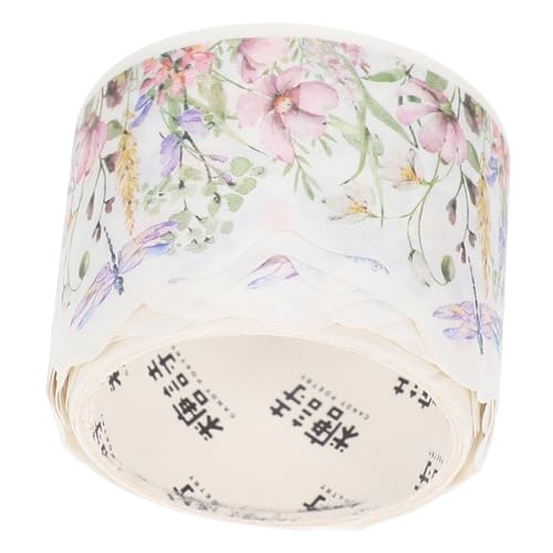 Angoily Vintage Washi Tape Scrapbook Tape mit Blumenmuster Dekoratives DIY Klebeband zum Basteln Reißfestes Sticker Roll für Tagebuch Notizbuch und Geschenkverpackung Wiederverwendbar und Angoily Vintage Washi Tape Scrapbook Tape mit Blumenmuster Dekoratives DIY Klebeband zum Basteln Reißfestes Sticker Roll für Tagebuch Notizbuch und Geschenkverpackung Wiederverwendbar und von Angoily