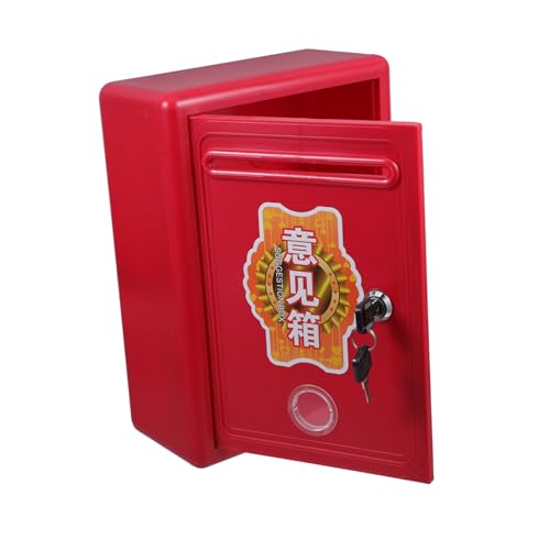 Angoily Vorschlagsbox Wandbriefkästen für draußen abschließbarer Briefkasten Hochleistungs -Mailbox wandmontierte Postfächer Wandbriefkasten mit Schloss Wandmontagepostfächer Metall rot Angoily Vorschlagsbox Wandbriefkästen für draußen abschließbarer Briefkasten Hochleistungs -Mailbox wandmontierte Postfächer Wandbriefkasten mit Schloss Wandmontagepostfächer Metall rot von Angoily