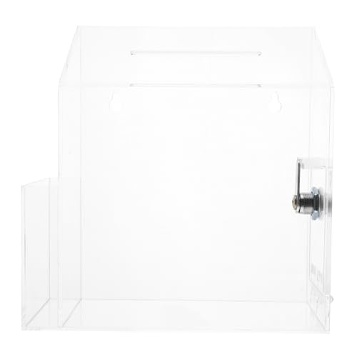 Angoily Wahlurne aus Acryl Handelskarteninhaber Spendenboxen für Geld Spende Dose Transparent Angoily Wahlurne aus Acryl Handelskarteninhaber Spendenboxen für Geld Spende Dose Transparent von Angoily