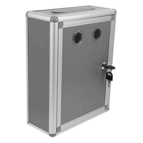 Angoily Wandbriefkasten aus Aluminiumlegierung mit Schloss Wetterfest Großer Kapazität für Briefe und Zeitungen Abschließbare Wandmontagebox für Vorschläge und Dokumente Geeignet für Angoily Wandbriefkasten aus Aluminiumlegierung mit Schloss Wetterfest Großer Kapazität für Briefe und Zeitungen Abschließbare Wandmontagebox für Vorschläge und Dokumente Geeignet für von Angoily