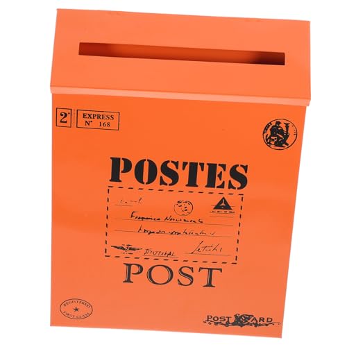 Angoily Wandbriefkasten im Vintage Stil Eisenbriefkasten mit Zeitungsfach Robuste Wandmontage Platzsparend und Leicht für Briefe Zeitungen und Dokumente Angoily Wandbriefkasten im Vintage Stil Eisenbriefkasten mit Zeitungsfach Robuste Wandmontage Platzsparend und Leicht für Briefe Zeitungen und Dokumente von Angoily