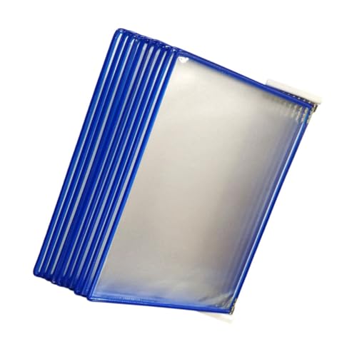 Angoily Wandmontierter Dokumentenständer Dateien Organizer Für Büropapier Hängender Dokumenten-organizer Dokumentenhalter Für Die Wand Dokumentenhalter Zum Aufhängen Ordnerregale Pvc Blue von Angoily