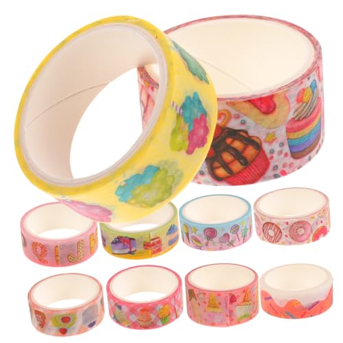 Angoily Washi Klebeband Satz 10 Rollen Bunt Dekorativ für Scrapbooking Selbstgemacht Projekte Journaling Geschenkverpackung Angoily Washi Klebeband Satz 10 Rollen Bunt Dekorativ für Scrapbooking Selbstgemacht Projekte Journaling Geschenkverpackung von Angoily