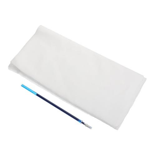 Angoily Wasserlösliches Stickvlies für Diy Stickerei Selbstklebend Waschbar für T Shirts Schuhe Taschen und Mehr Wasserlöslichem Stift von Angoily