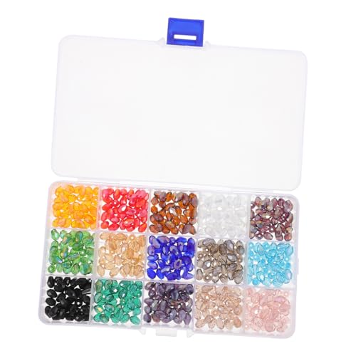 Angoily Wassertröpfchen Glasperlen Farben DIY Zubehör für Schmuckherstellung Langlebig für Armbänder Halsketten von Angoily