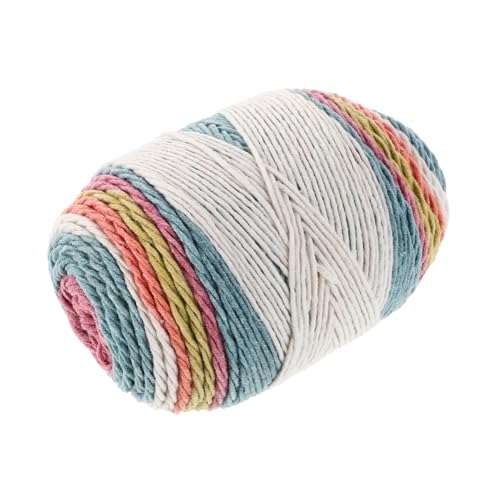 Angoily Weiches Regenbogen häkelgarn Farbverlauf Garn für DIY Stricken und Häkeln Sanft zur Haut Anfängerfreundlich für Schals Kissen Decken und Handarbeiten von Angoily