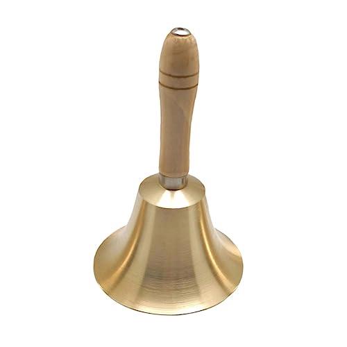 Angoily Weihnachtsglocke Holzgriff Große Handglocke für Weihnachtsfeiern Restaurant und Hotelservice Leicht und Robust für Festliche Anlässe Angoily Weihnachtsglocke Holzgriff Große Handglocke für Weihnachtsfeiern Restaurant und Hotelservice Leicht und Robust für Festliche Anlässe von Angoily