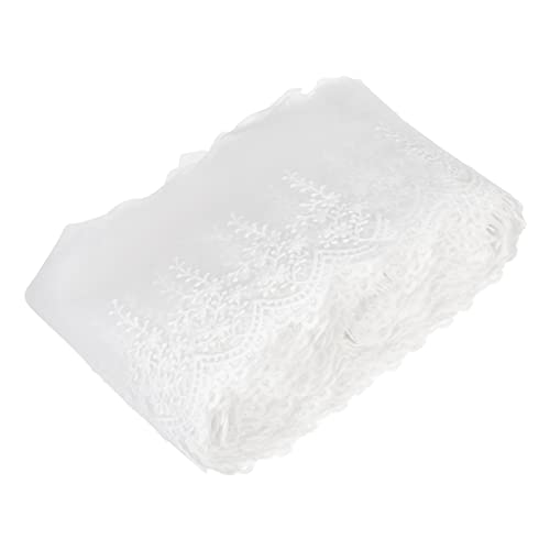 Angoily Weiße Bestickte Spitze Trimmen Schnürsenkel Stickerei Weißes Spitzenband Nähen Handwerk Dekoration Spitzenbesatzband Bestickter Spitzenbandbesatz Kleidungsstück Spitze Milchseide Angoily Weiße Bestickte Spitze Trimmen Schnürsenkel Stickerei Weißes Spitzenband Nähen Handwerk Dekoration Spitzenbesatzband Bestickter Spitzenbandbesatz Kleidungsstück Spitze Milchseide von Angoily