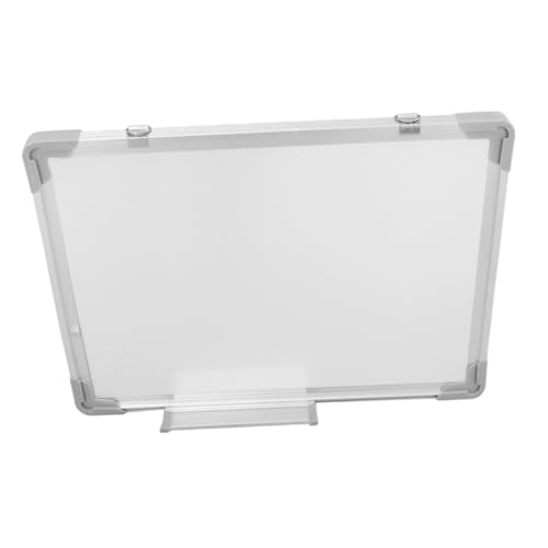 Angoily Whiteboard zum Schreiben von Nachrichten trocken abwischbarer Radiergummi trocken abwischbare Lapboards trocken abwischbares Kalenderbrett für die Wand Aluminiumlegierung Weiß von Angoily