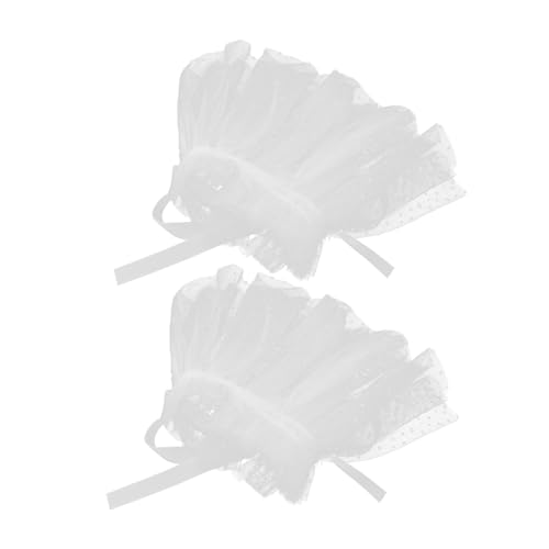 Angoily Wickelarmstulpen aus Mesh mit Perlenbesatz Kurze Weiße Party Wrist Vielseitige und Bequeme Armstulpen für Damen Hochzeit und Outdoor Accessoires Angoily Wickelarmstulpen aus Mesh mit Perlenbesatz Kurze Weiße Party Wrist Vielseitige und Bequeme Armstulpen für Damen Hochzeit und Outdoor Accessoires von Angoily