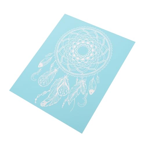 Angoily Wiederverwendbare Selbstklebende Schablonen Feinem Mesh für Diy Projekte für Stoffe Wände und Holzoberflächen Kunstvolle Muster und Dekorationen zu Festen Angoily Wiederverwendbare Selbstklebende Schablonen Feinem Mesh für Diy Projekte für Stoffe Wände und Holzoberflächen Kunstvolle Muster und Dekorationen zu Festen von Angoily