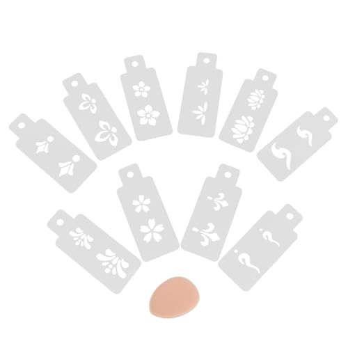 Angoily Wiederverwendbares Gesichtsschablonen Chinesischen Blumendesigns Hollow Stencil für Kreative Kinderschminke Einfach zu Reinigen für Theater Traditionelle Kostüme Angoily Wiederverwendbares Gesichtsschablonen Chinesischen Blumendesigns Hollow Stencil für Kreative Kinderschminke Einfach zu Reinigen für Theater Traditionelle Kostüme von Angoily