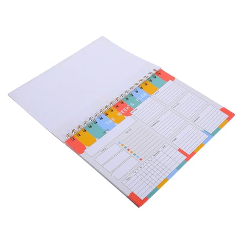Angoily Wochenplaner Spiralbindung Undatiert mit Viel Schreibfläche Flexibler Notizblock für Arbeit Tägliche und Wöchentliche Planung Organizer für Büro Schule und Zuhause Angoily Wochenplaner Spiralbindung Undatiert mit Viel Schreibfläche Flexibler Notizblock für Arbeit Tägliche und Wöchentliche Planung Organizer für Büro Schule und Zuhause von Angoily