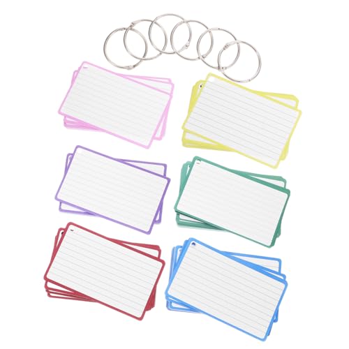Angoily Word Card Notiz Book Papierblöcke Kleine Notizbilder Lernkarten Notizblock kleiner Notizblock Notizblöcke für die Arbeit Memo -Pads Memo -Karten Beachten Sie Pads Eisen von Angoily