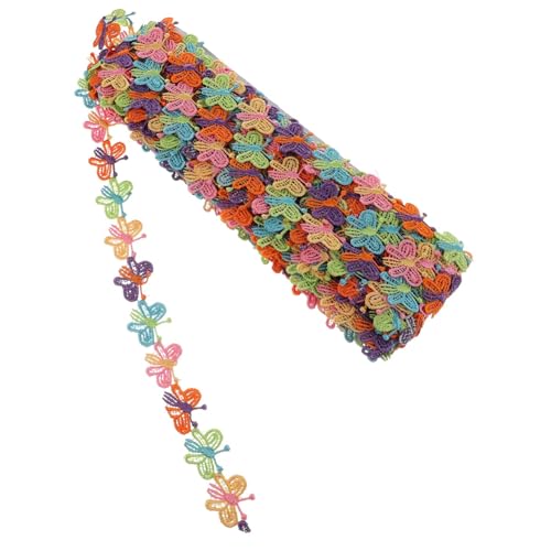 Angoily Yards Cartoon Stil Spitzenband Diy Rüsche für Nähprojekte Elegant und Langlebig für Dekorationen und Kunstprojekte Polyesterseide Waschbar von Angoily