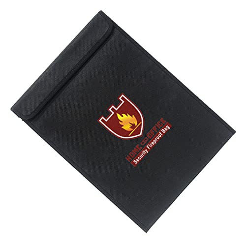 Angoily feuerfeste Aktentasche Beutel dokumentieren sicher Datei feuerfeste Tasche Unterlagen briefumschläge Feuerdokumentordner Tasche für Dokumentenmappen Dokumentkoffertasche Schwarz Angoily feuerfeste Aktentasche Beutel dokumentieren sicher Datei feuerfeste Tasche Unterlagen briefumschläge Feuerdokumentordner Tasche für Dokumentenmappen Dokumentkoffertasche Schwarz von Angoily