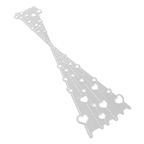 Angoily handwerk schneiden sterben cutter messser kantenschleifmaschine Grußkarten Stempel DIY Stanzform Papier Prägung DIY schneiden sterben Fotorahmen-Stanzformen Kohlenstoffstahl Silver von Angoily