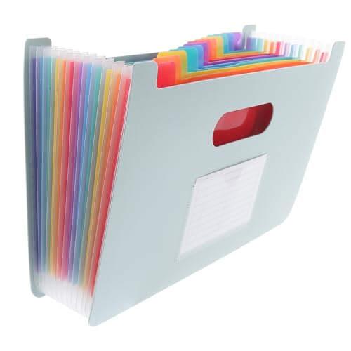 Angoily von Aktentaschen büroordner büromappe aktenordner schnell hefter mappen Aktensystem Büroorganisator Multifunktional Akkordeon mehrlagige Dokumententasche Tasche für Akte von Angoily