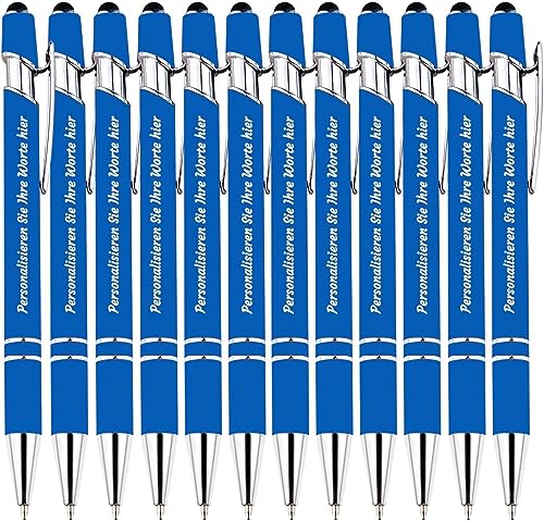 Angry Egg Boy 12 Stück Personalisierbarer Büro Stift, maßangefertigt Metall Stift mit Stylus, Kugelschreiber mit Namen, Logo, Nachricht Gravur Geschenk für Frauen Männer Angry Egg Boy 12 Stück Personalisierbarer Büro Stift, maßangefertigt Metall Stift mit Stylus, Kugelschreiber mit Namen, Logo, Nachricht Gravur Geschenk für Frauen Männer von Angry Egg Boy