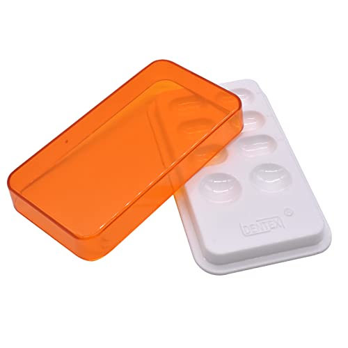 Angzhili 1 x Dentalpalette mit Deckel, 8 Schlitze, Dentalharz-Palette, Harz-Schattierungsbox zum Mischen von Harz-Platzierung, Dentallaborausrüstung Angzhili 1 x Dentalpalette mit Deckel, 8 Schlitze, Dentalharz-Palette, Harz-Schattierungsbox zum Mischen von Harz-Platzierung, Dentallaborausrüstung von Angzhili