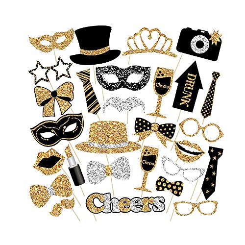 30 Stück Fotobox Accessoires Hochzeit - Fotobox Requisiten, Fotobox Accessoires Geburtstag, Geburtstag Deko Bunt für Hochzeit, Weihnachten, Party Deko Zubehör,Tischdeko Geburtstag, Abschluss Party 30 Stück Fotobox Accessoires Hochzeit - Fotobox Requisiten, Fotobox Accessoires Geburtstag, Geburtstag Deko Bunt für Hochzeit, Weihnachten, Party Deko Zubehör,Tischdeko Geburtstag, Abschluss Party von Anicy