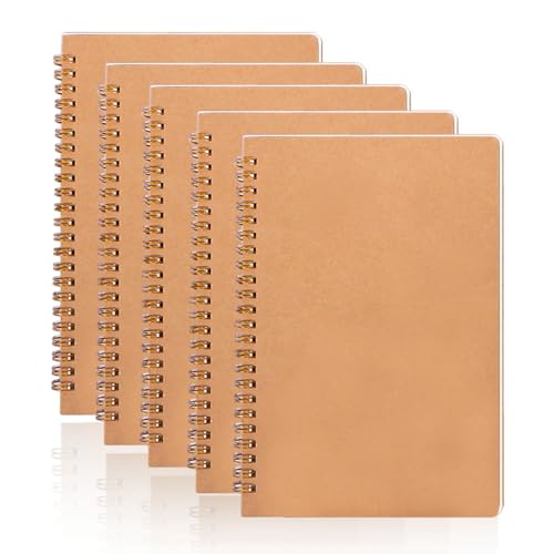 5 Stück Notizbuch A5 Kariert - 50 Blatt Spiralblock A5 Kariert, Chequered Notebook Journal, Notizblock A5, Schreibblock Zeichenblock für Büro und Schule 5 Stück Notizbuch A5 Kariert - 50 Blatt Spiralblock A5 Kariert, Chequered Notebook Journal, Notizblock A5, Schreibblock Zeichenblock für Büro und Schule von Anicy