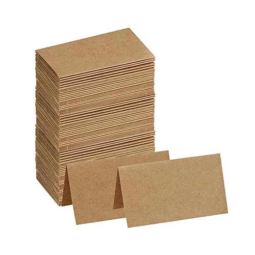 60 Stück Tischkarten Kraftpapier Braun - Platzkarten Hochzeit, Tischkarten Blanko Unbedruckt, Tischkarten Hochzeit, Tischkarten Geburtstag, Namensschilder für Hochzeit, Geburtstag uvm Selbst, 7*10cm 60 Stück Tischkarten Kraftpapier Braun - Platzkarten Hochzeit, Tischkarten Blanko Unbedruckt, Tischkarten Hochzeit, Tischkarten Geburtstag, Namensschilder für Hochzeit, Geburtstag uvm Selbst, 7*10cm von Anicy