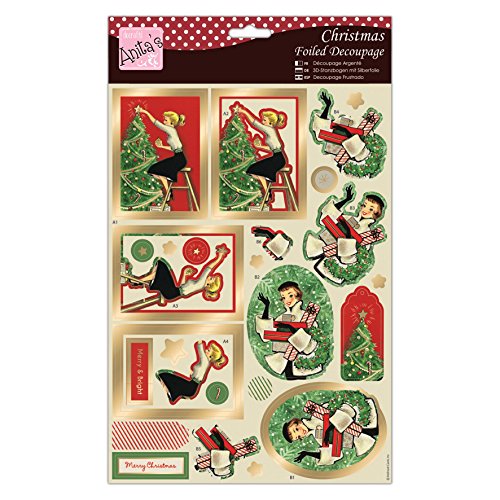 Anita's ANT 169860 Decoupage, Glas, Multi, Einheitsgröße von Anita's