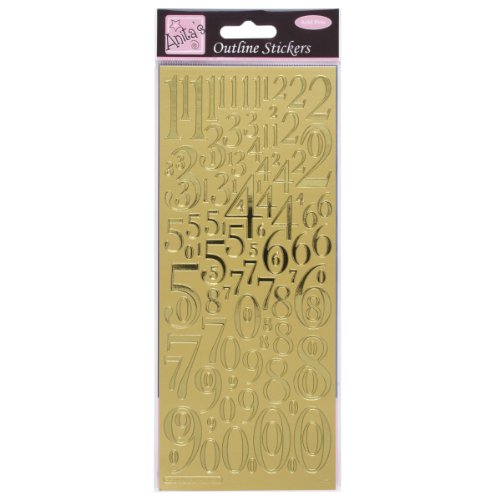 Anita's ANT 8101012 Scrapbooking-Stickers, Gold, Einheitsgröße Anita's ANT 8101012 Scrapbooking-Stickers, Gold, Einheitsgröße von Anita's