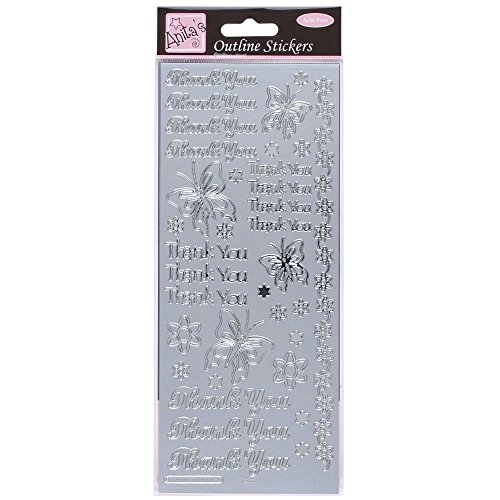 Anita's ANT 8101219 Scrapbooking-Stickers, Silber, Einheitsgröße Anita's ANT 8101219 Scrapbooking-Stickers, Silber, Einheitsgröße von Anita's