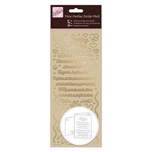 Anita's ANT 810149 Scrapbooking-Stickers, Gold, Einheitsgröße Anita's ANT 810149 Scrapbooking-Stickers, Gold, Einheitsgröße von Anita's