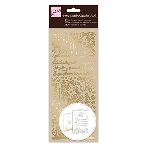 Anita's ANT 810163 Scrapbooking-Stickers, Gold, Einheitsgröße Anita's ANT 810163 Scrapbooking-Stickers, Gold, Einheitsgröße von Anita's
