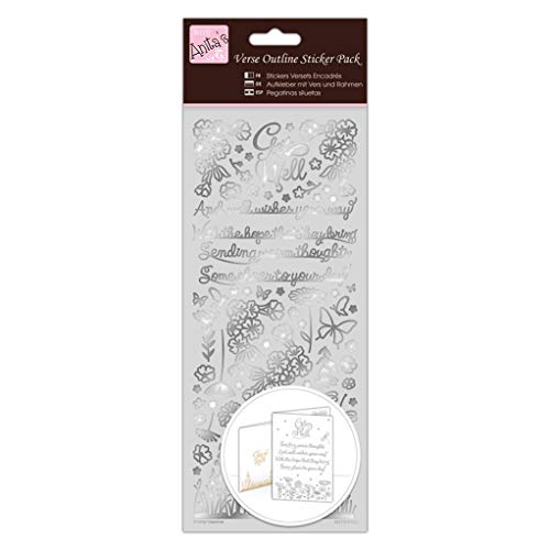 Anita's ANT 810164 Scrapbooking-Stickers, Silber, Einheitsgröße Anita's ANT 810164 Scrapbooking-Stickers, Silber, Einheitsgröße von Anita's