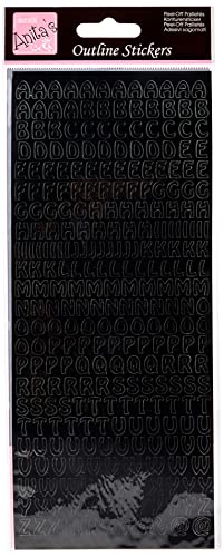 Anita's Konturensticker, Klebefolie, Schwarz, 29.22 x 10.55 x 0.070000000000000007 cm Anita's Konturensticker, Klebefolie, Schwarz, 29.22 x 10.55 x 0.070000000000000007 cm von Anita's