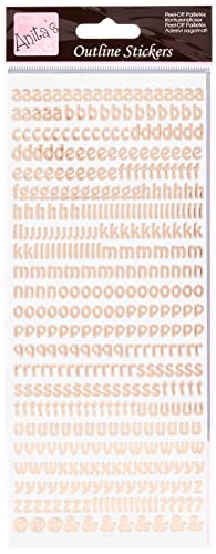 Anita's Konturensticker, Klebefolie, rose gold, 29.22 x 10.55 x 0.070000000000000007 cm Anita's Konturensticker, Klebefolie, rose gold, 29.22 x 10.55 x 0.070000000000000007 cm von Anita's
