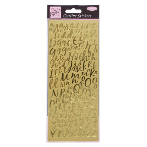 Anita's Scrapbooking-Stickers, Gold, Einheitsgröße Anita's Scrapbooking-Stickers, Gold, Einheitsgröße von Anita's