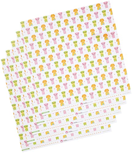 Anita & Seine Welt, Tierkollektion, Scrapbooking, Papier, Hunde, 30,5 x 30,5 cm von Anita y Su Mundo